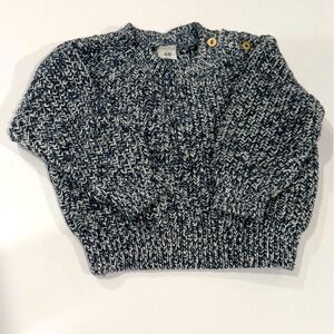 H&M Baby Navy and White Knit Sweater